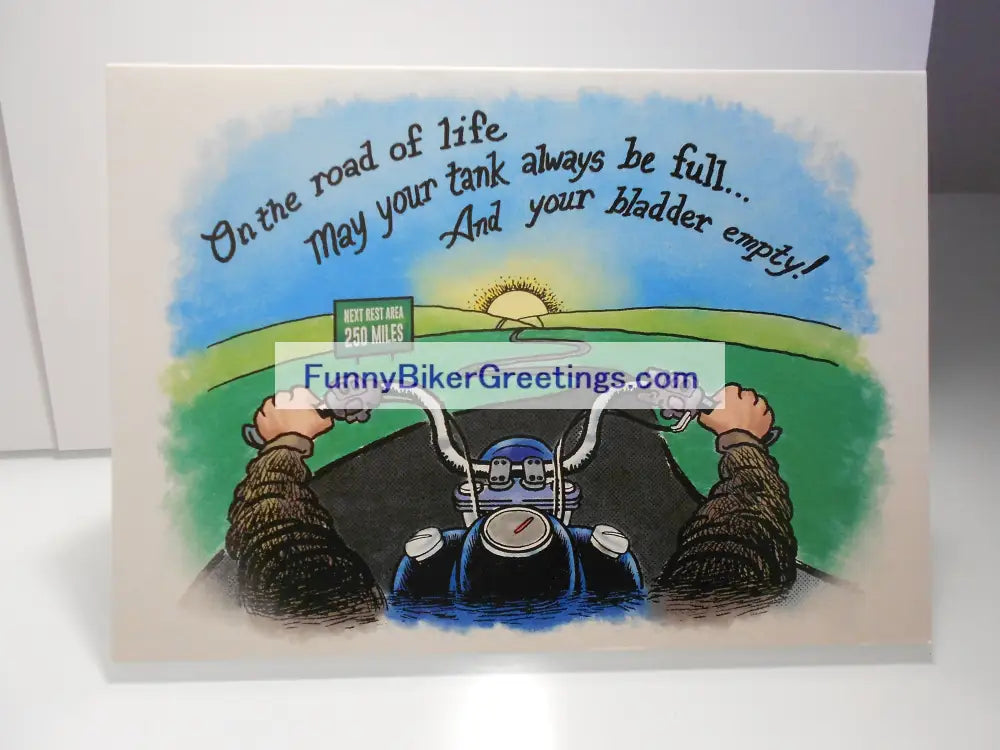 Wish Your Favorite Biker A Happy Birthday! Greeting Card