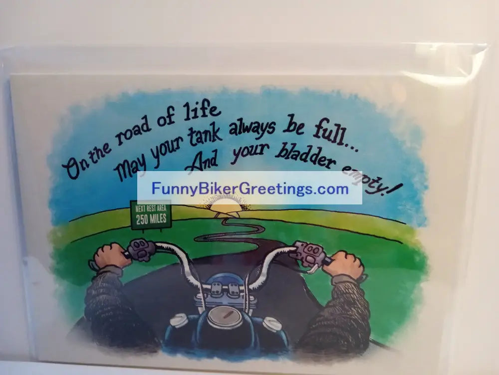 Wish Your Favorite Biker A Happy Birthday! Greeting Card